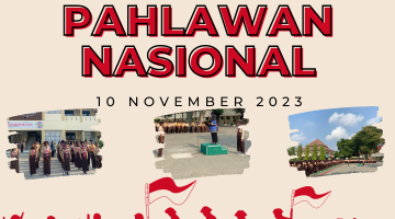 10 November 2023 SMPN 20 Surakarta Melaksanakan Upacara Peringati Hari Pahlawan